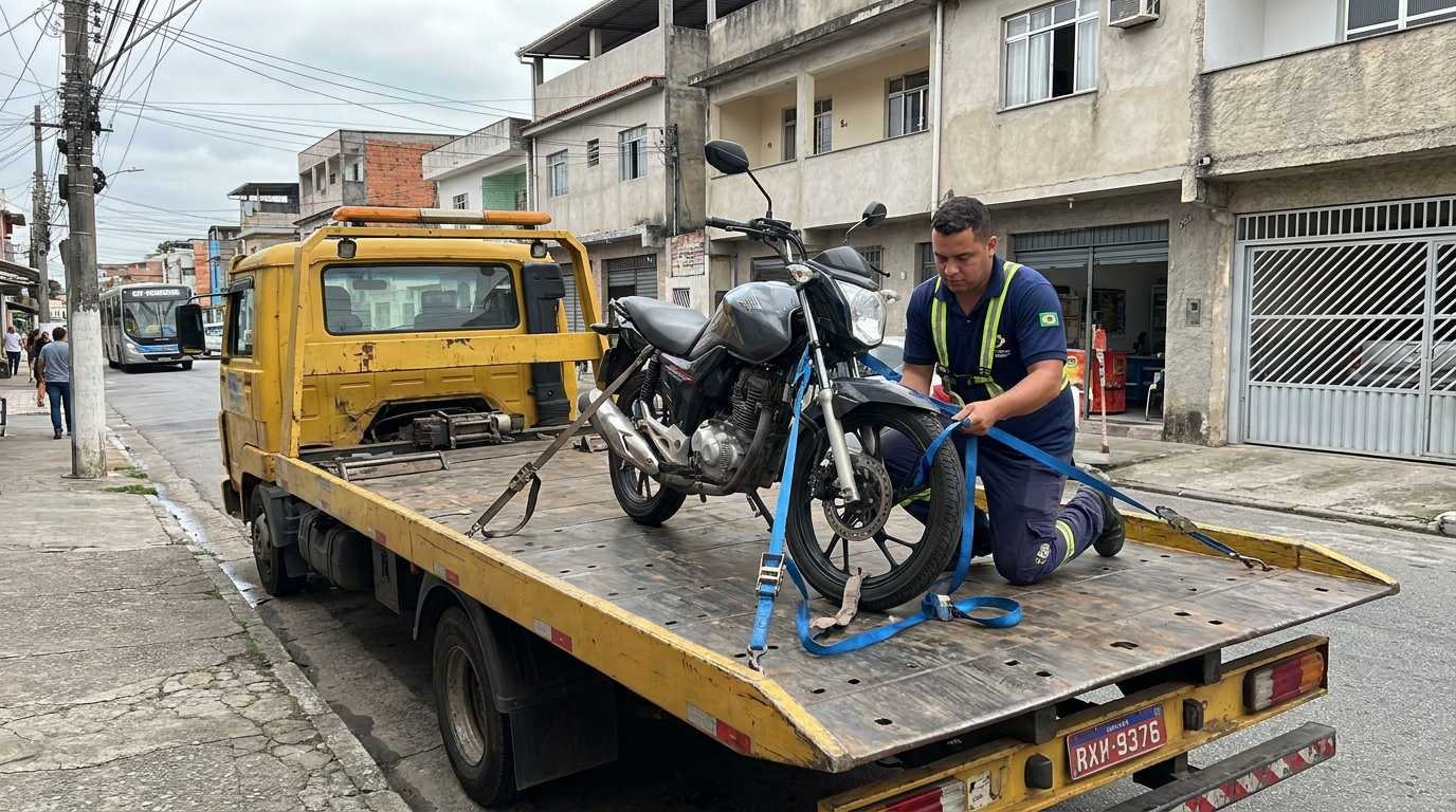 Auxílio para Moto no Local em Santos‑SP