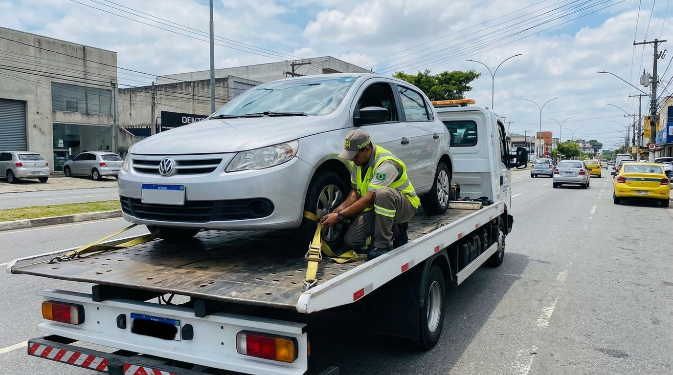 Recolhimento após Colisão em Santos‑SP